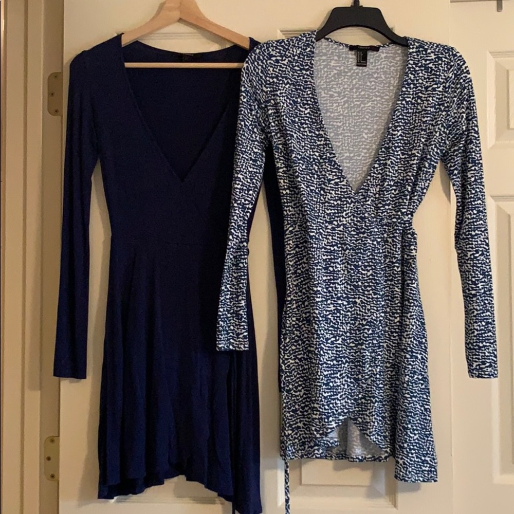 Lot of 2 Forever 21 wrap dresses